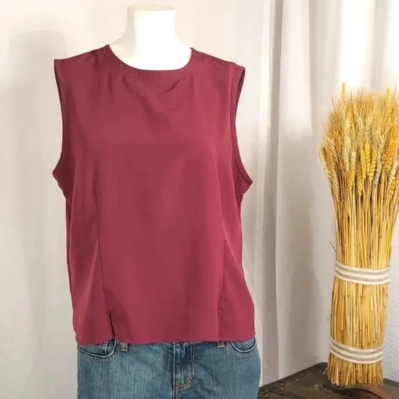 Notations Tops - 3/$25 Back Button Closure Lightweight Top